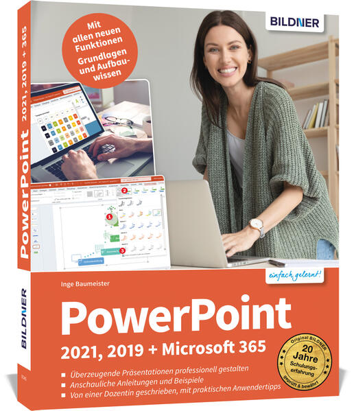 Produktbild: PowerPoint 2021, 2019 + Microsoft 365 | Inge Baumeister
