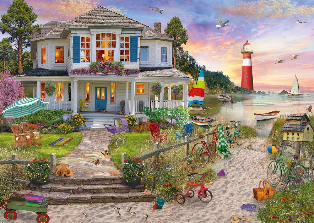 Weitere Ansicht: Das Strandhaus. 1.000 Teile
