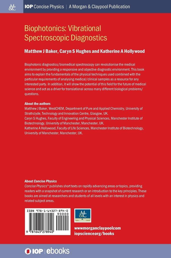 Weitere Ansicht: Biophotonics | Matthew Baker, Katherine A Hollywood, Caryn Hughes