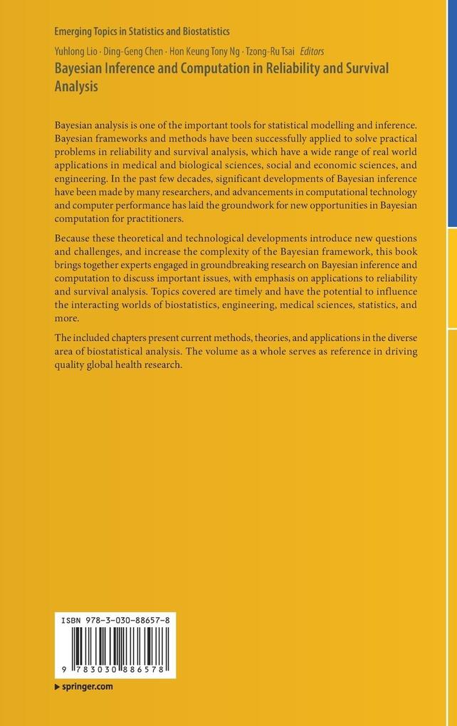 Weitere Ansicht: Bayesian Inference and Computation in Reliability and Survival Analysis