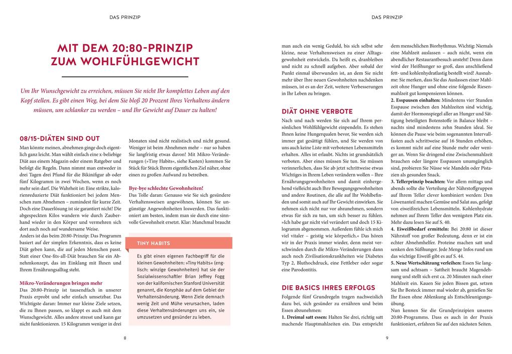 Weitere Ansicht: Abnehmen nach dem 20:80-Prinzip - Das Arbeitsbuch | Matthias Riedl