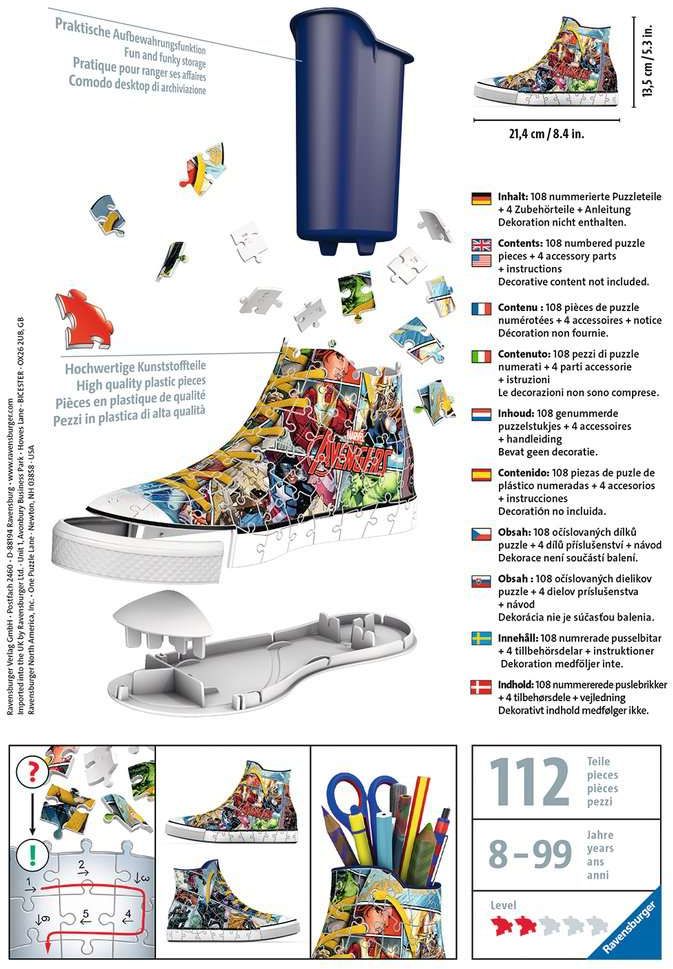 Weitere Ansicht: Ravensburger - Sneaker Avengers, 108 Teile