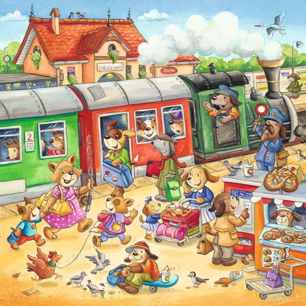 Weitere Ansicht: Ravensburger Kinderpuzzle - Ferien auf dem Land - 3x49 Teile Puzzle für Kinder ab 5 Jahren