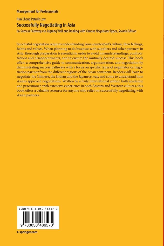 Weitere Ansicht: Successfully Negotiating in Asia | Kim Cheng Patrick Low