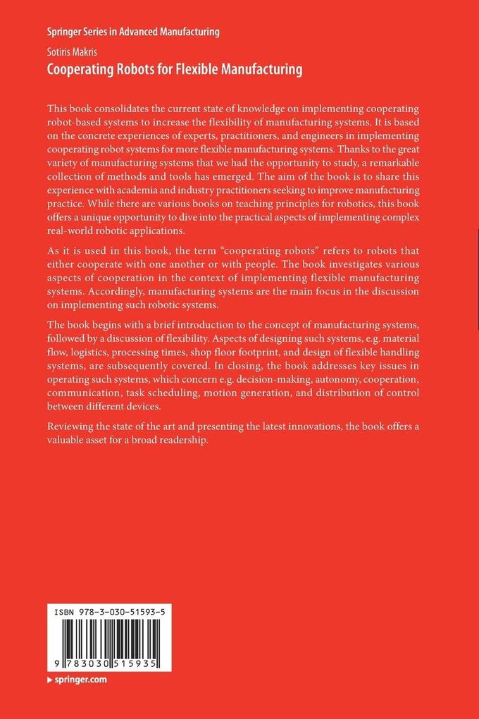 Weitere Ansicht: Cooperating Robots for Flexible Manufacturing | Sotiris Makris