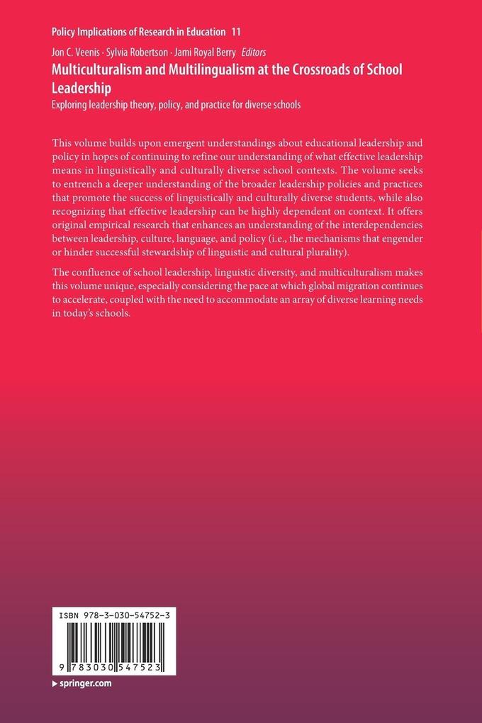 Weitere Ansicht: Multiculturalism and Multilingualism at the Crossroads of School Leadership