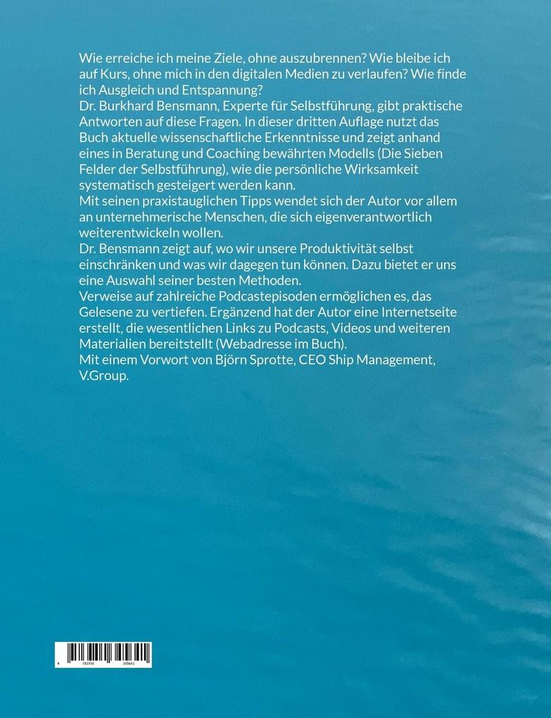 Weitere Ansicht: Wirksam handeln durch Selbstführung | Burkhard Bensmann