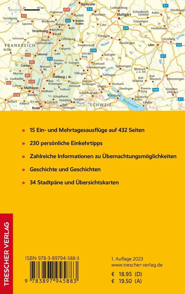 Weitere Ansicht: TRESCHER Reiseführer Entdeckungen in Südbaden | Wolfram Haas
