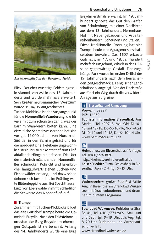 Weitere Ansicht: TRESCHER Reiseführer Barnim und Uckermark | Jaath Kristine