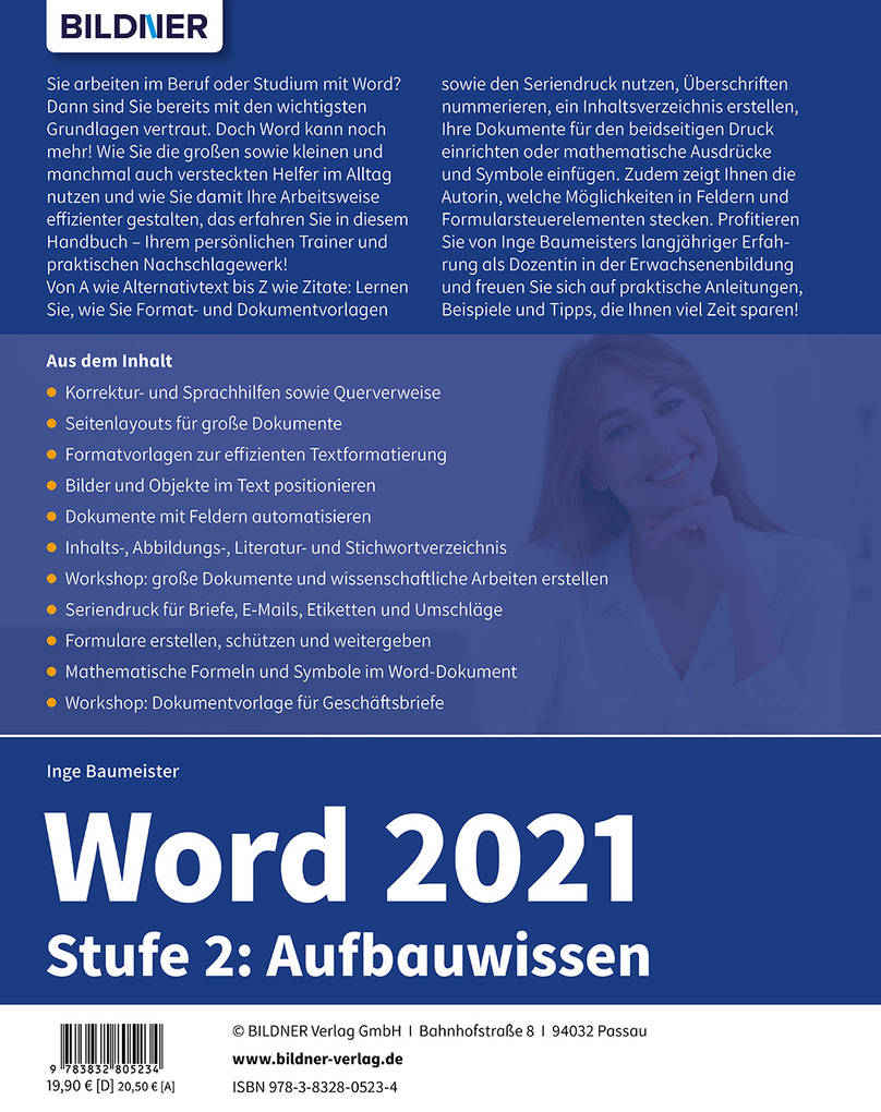 Weitere Ansicht: Word 2021 - Stufe 2: Aufbauwissen | Inge Baumeister