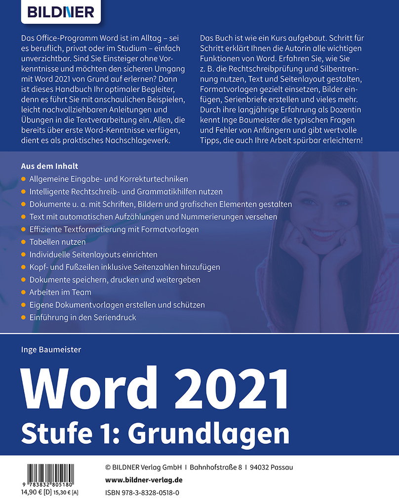 Weitere Ansicht: Word 2021 - Stufe 1: Grundlagen | Inge Baumeister