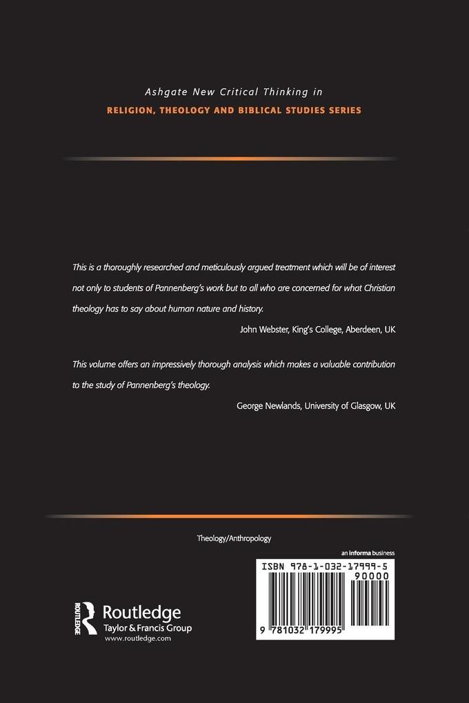 Weitere Ansicht: Wolfhart Pannenberg on Human Destiny | Kam Ming Wong