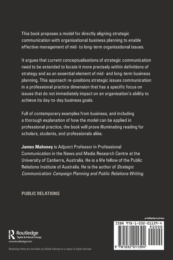 Weitere Ansicht: The Strategic Communication Imperative | James Mahoney