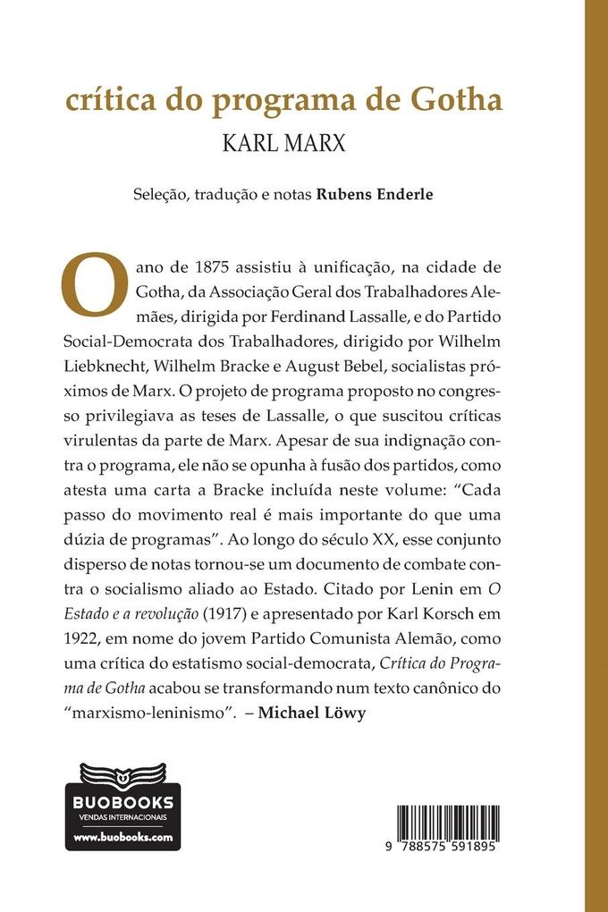 Weitere Ansicht: Crítica do Programa de Gotha | Karl Marx