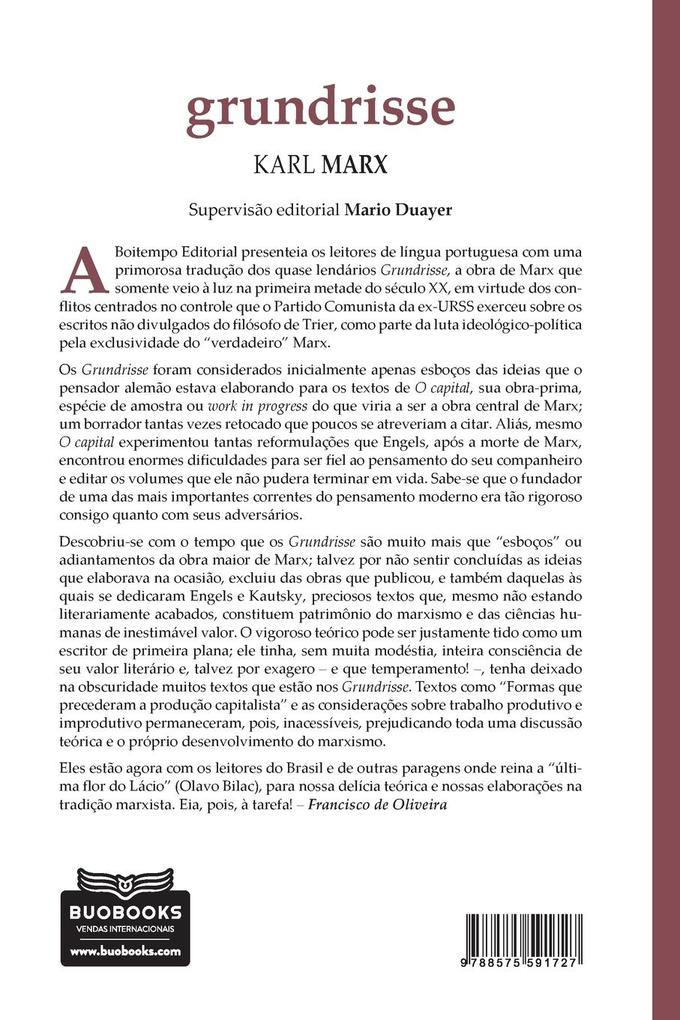 Weitere Ansicht: Grundrisse: manuscritos de 1857-1858 | Karl Marx