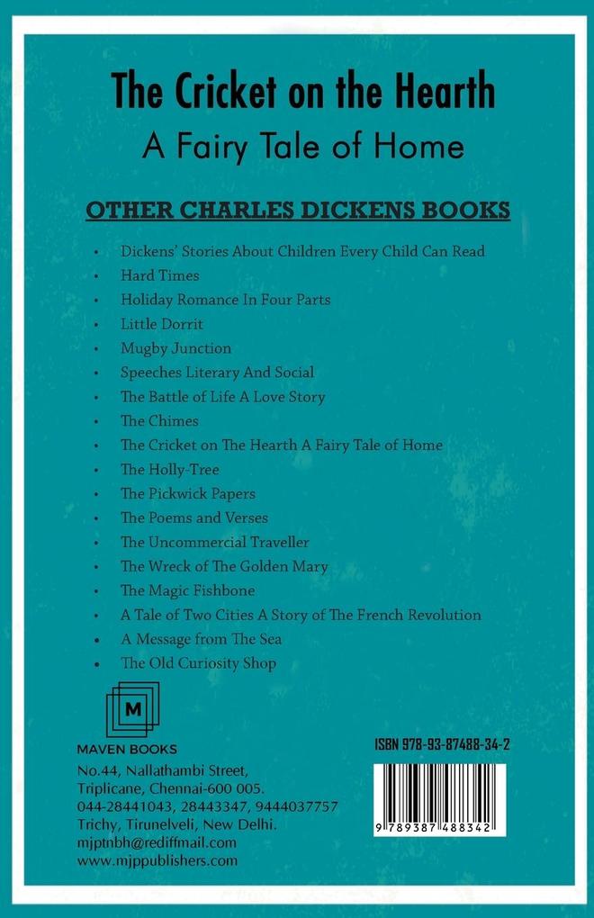 Weitere Ansicht: The Cricket on the Hearth A Fairy Tale of Home | Charles Dickens