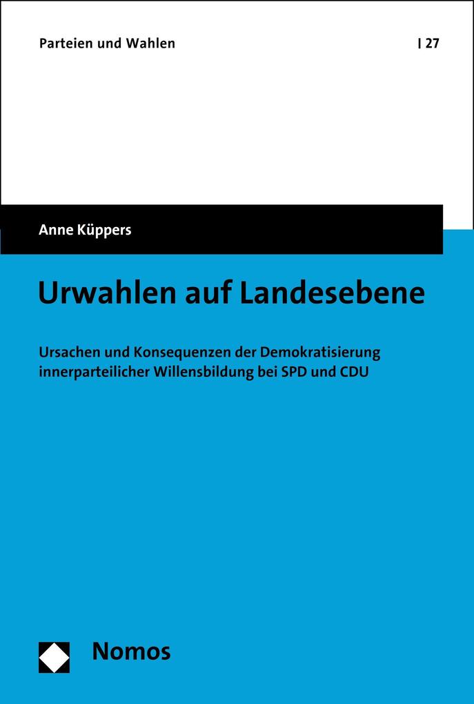 Produktbild: Urwahlen auf Landesebene | Anne Küppers