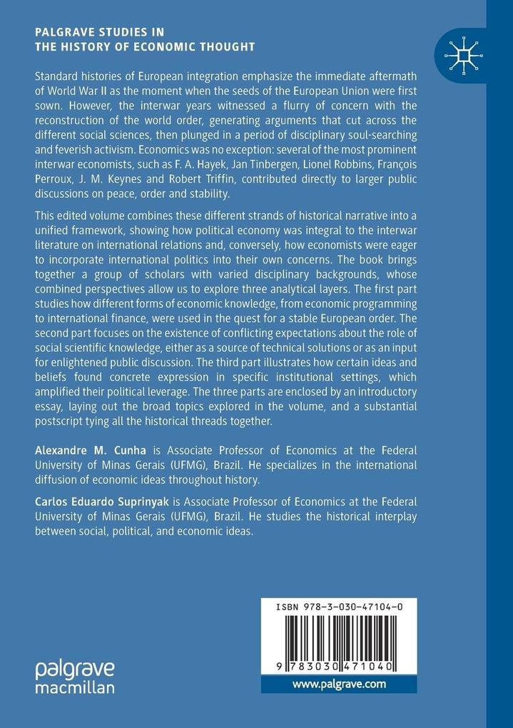 Weitere Ansicht: Political Economy and International Order in Interwar Europe