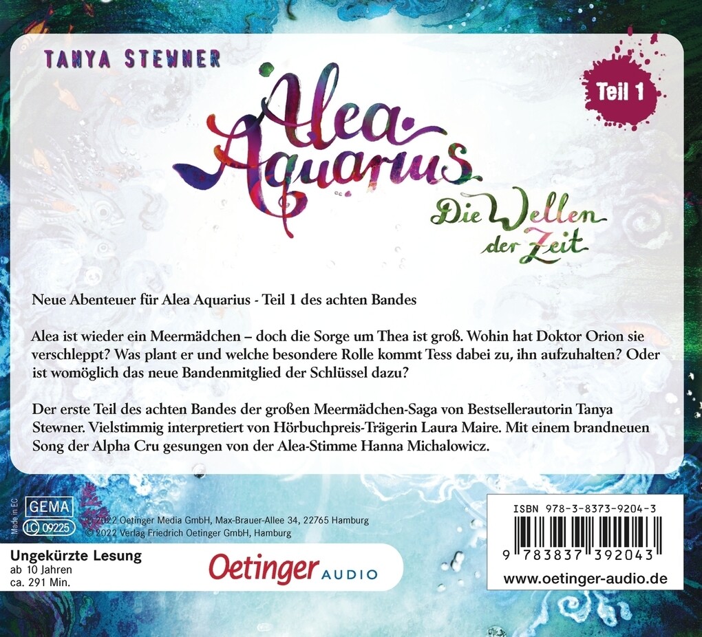 Weitere Ansicht: Alea Aquarius 8 Teil 1. Die Wellen der Zeit | Tanya Stewner