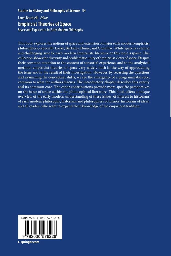 Weitere Ansicht: Empiricist Theories of Space