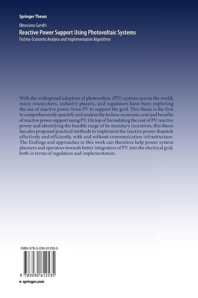 Weitere Ansicht: Reactive Power Support Using Photovoltaic Systems | Oktoviano Gandhi