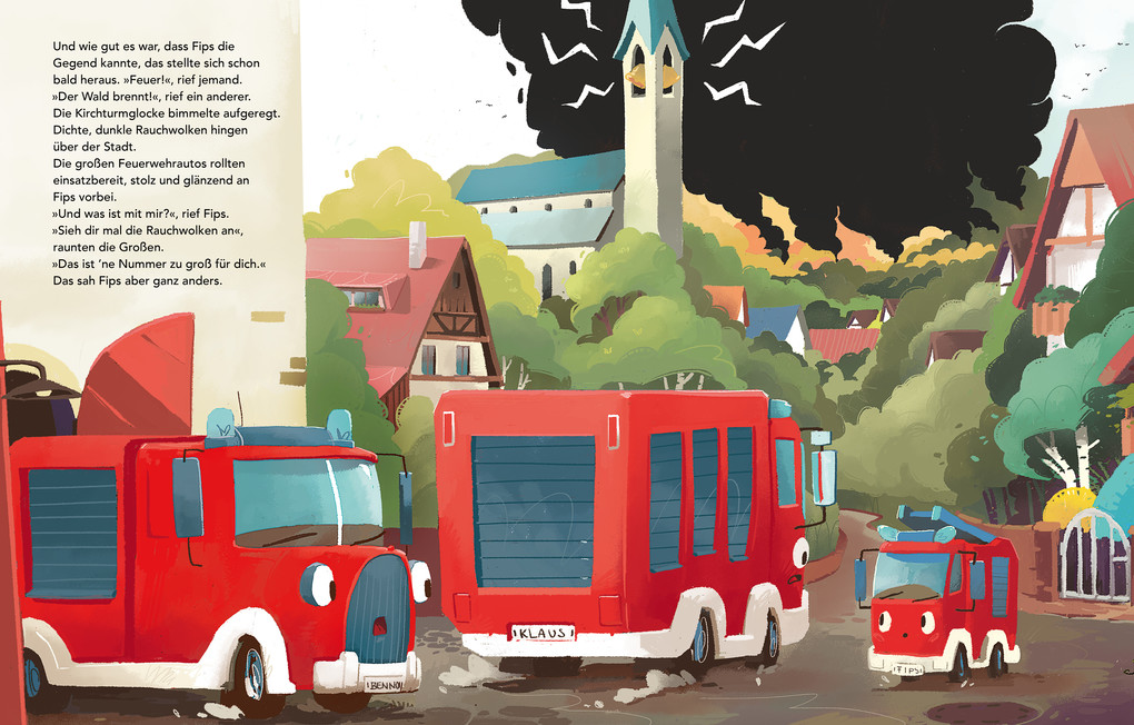 Weitere Ansicht: Fips Feuerwehr - Kleine Reifen, große Abenteuer | Michael Engler