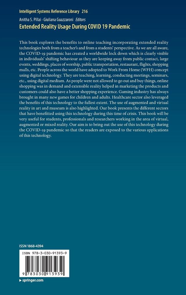 Weitere Ansicht: Extended Reality Usage During COVID 19 Pandemic