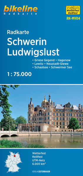 Produktbild: Radkarte Schwerin Ludwigslust (RK-MV04)