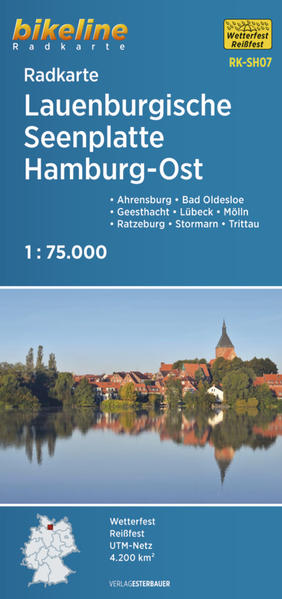 Produktbild: Radkarte Lauenburgische Seenplatte Hamburg Ost (RK-SH07)
