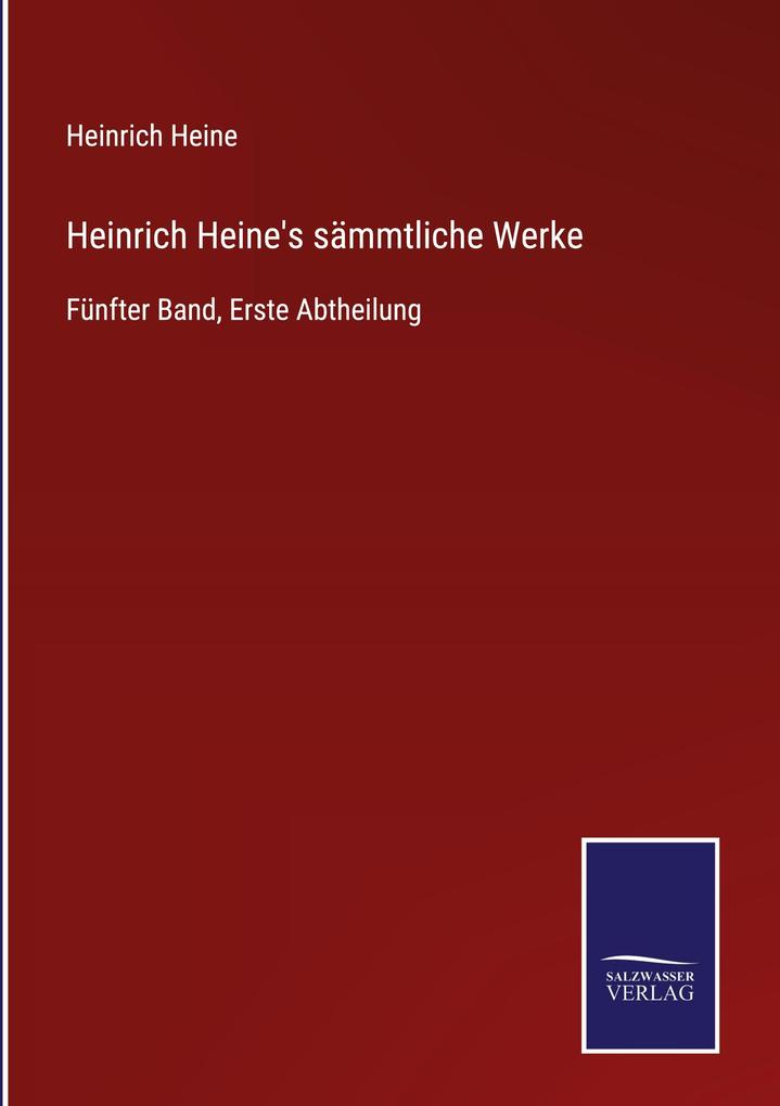 Produktbild: Heinrich Heine's sämmtliche Werke | Heinrich Heine