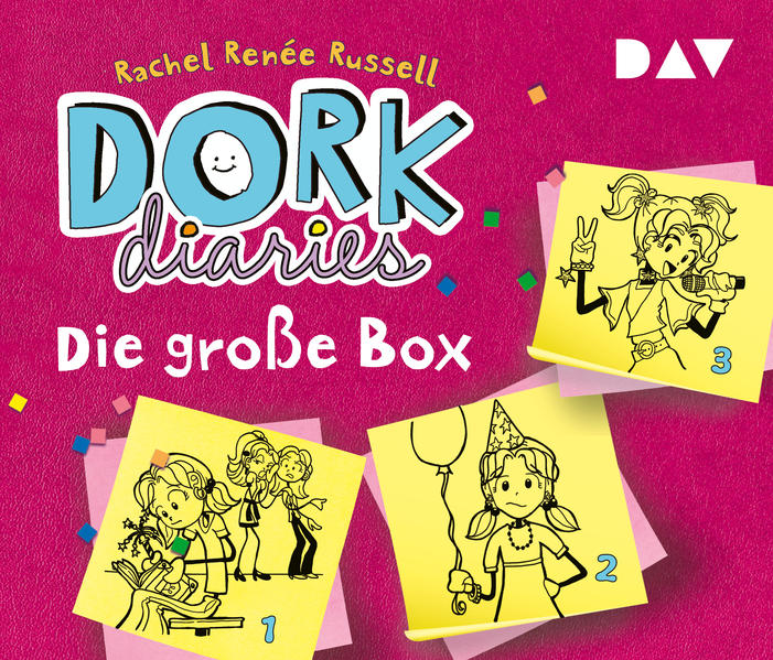 DORK Diaries - Die große Box (Teil 1-3) als Hörbuch CD