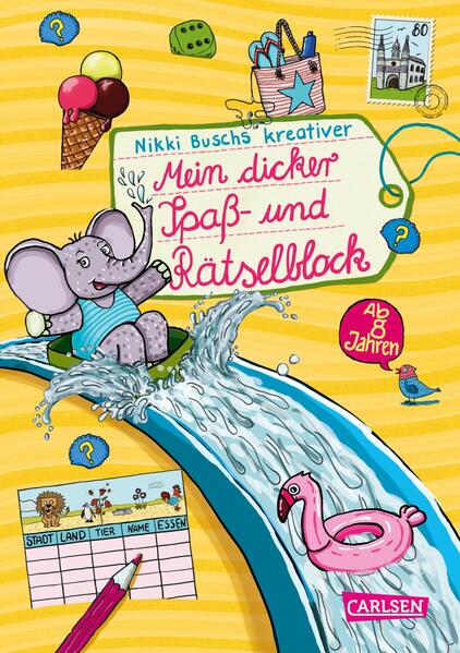 Produktbild: Rätselspaß Grundschule: Mein dicker Spaß- und Rätselblock | Nikki Busch