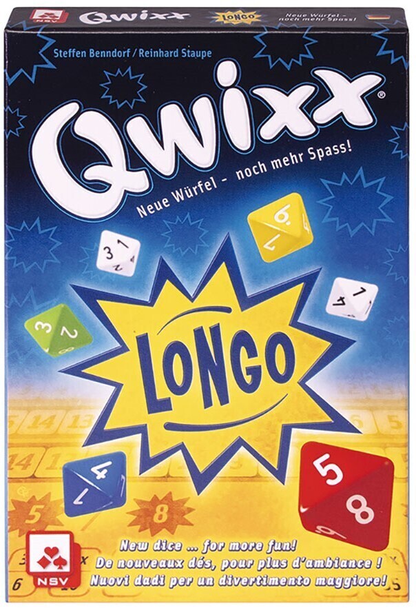 Produktbild: Qwixx - Longo - International | Reinhard Staupe, Steffen Benndorf