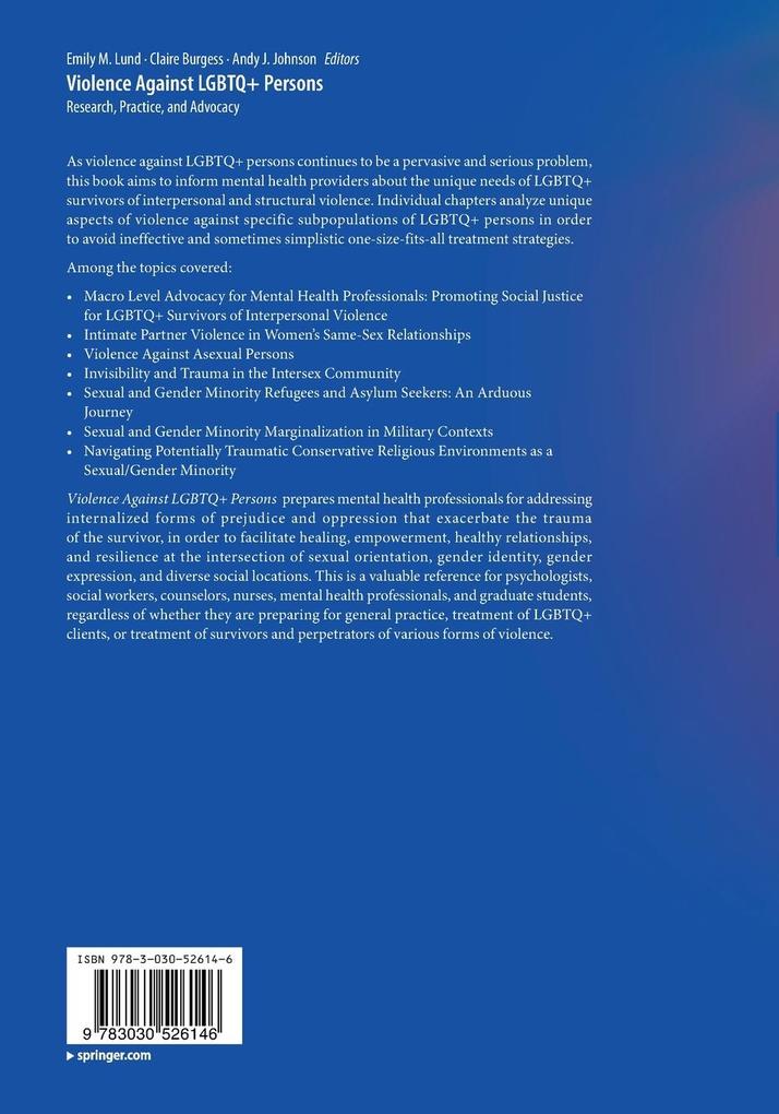 Weitere Ansicht: Violence Against LGBTQ+ Persons