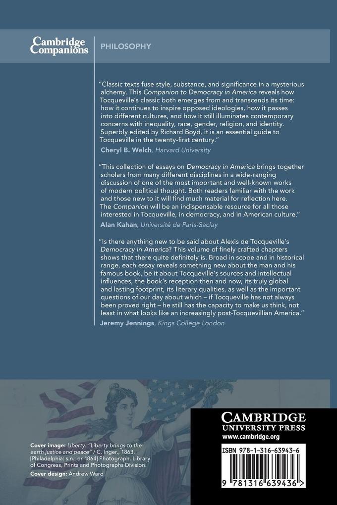 Weitere Ansicht: The Cambridge Companion to Democracy in America