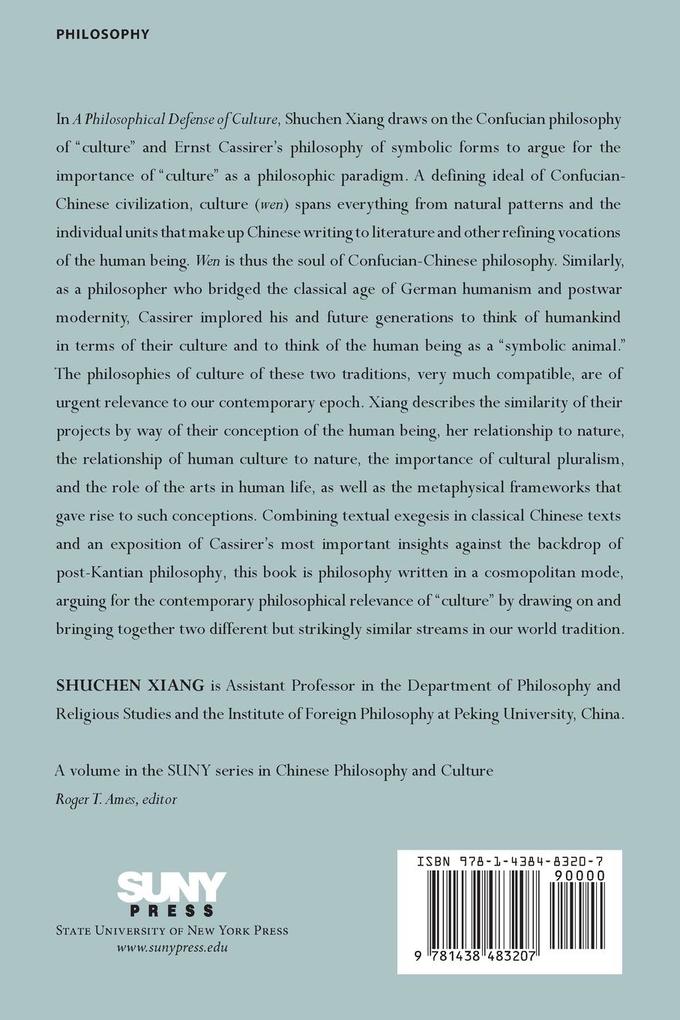 Weitere Ansicht: A Philosophical Defense of Culture | Shuchen Xiang