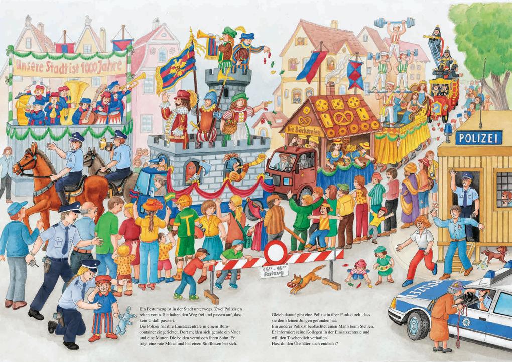 Weitere Ansicht: Wimmelbuch Polizei für Kinder ab 3 Jahren
