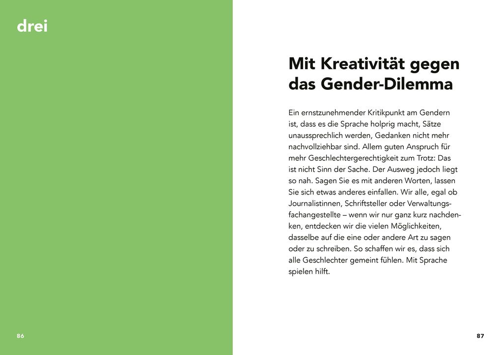 Weitere Ansicht: Genderleicht | Christine Olderdissen