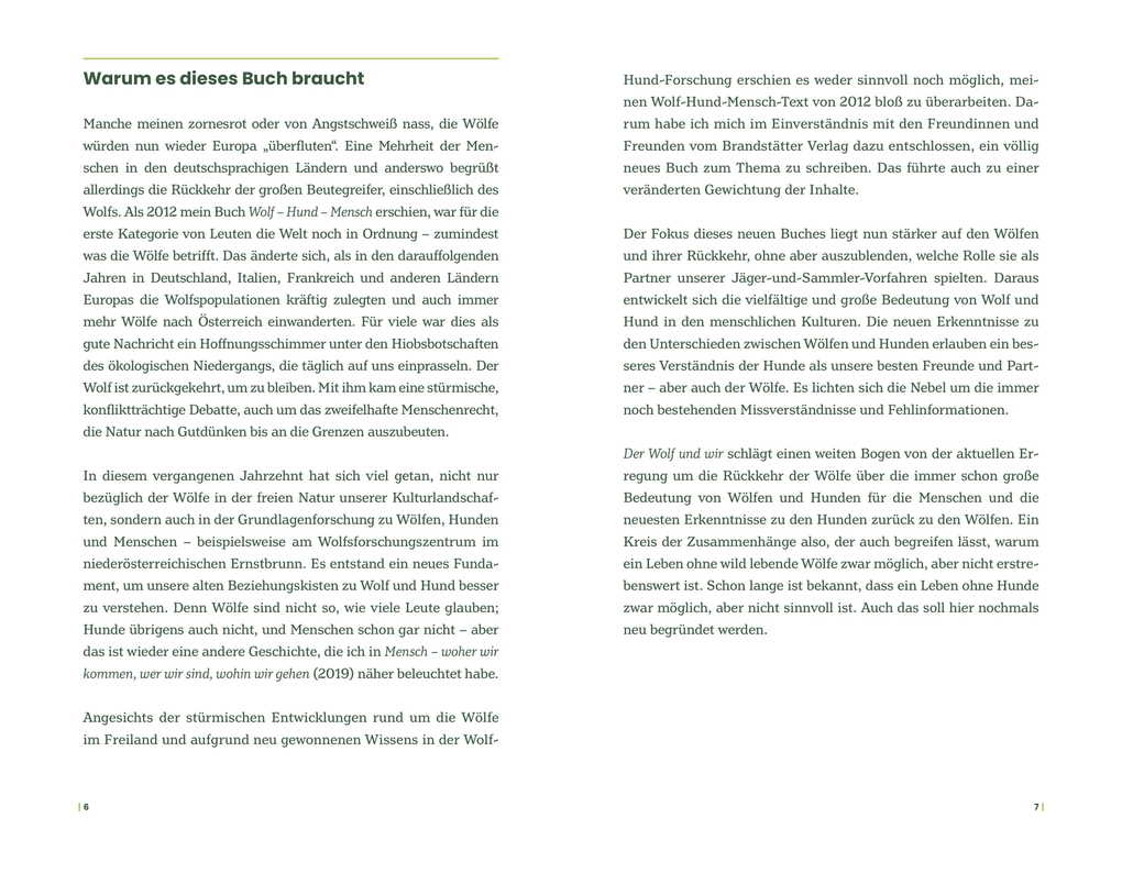 Weitere Ansicht: Der Wolf und wir | Kurt Kotrschal