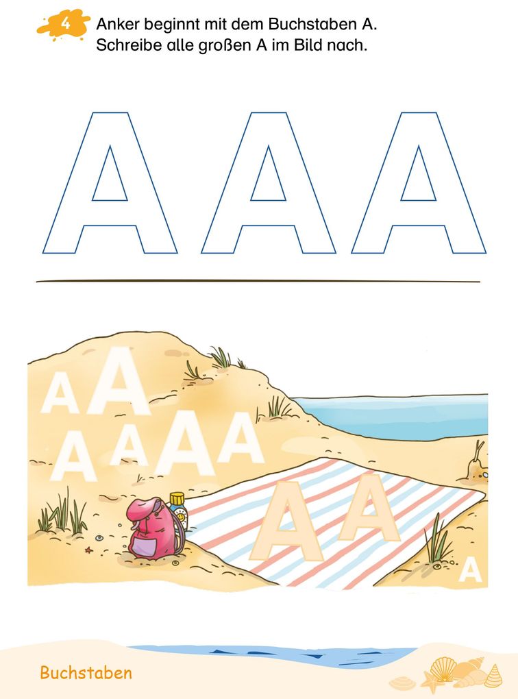 Weitere Ansicht: Mein Spiel- und Lernblock 3 - Abenteuer am Strand | Marion Krause