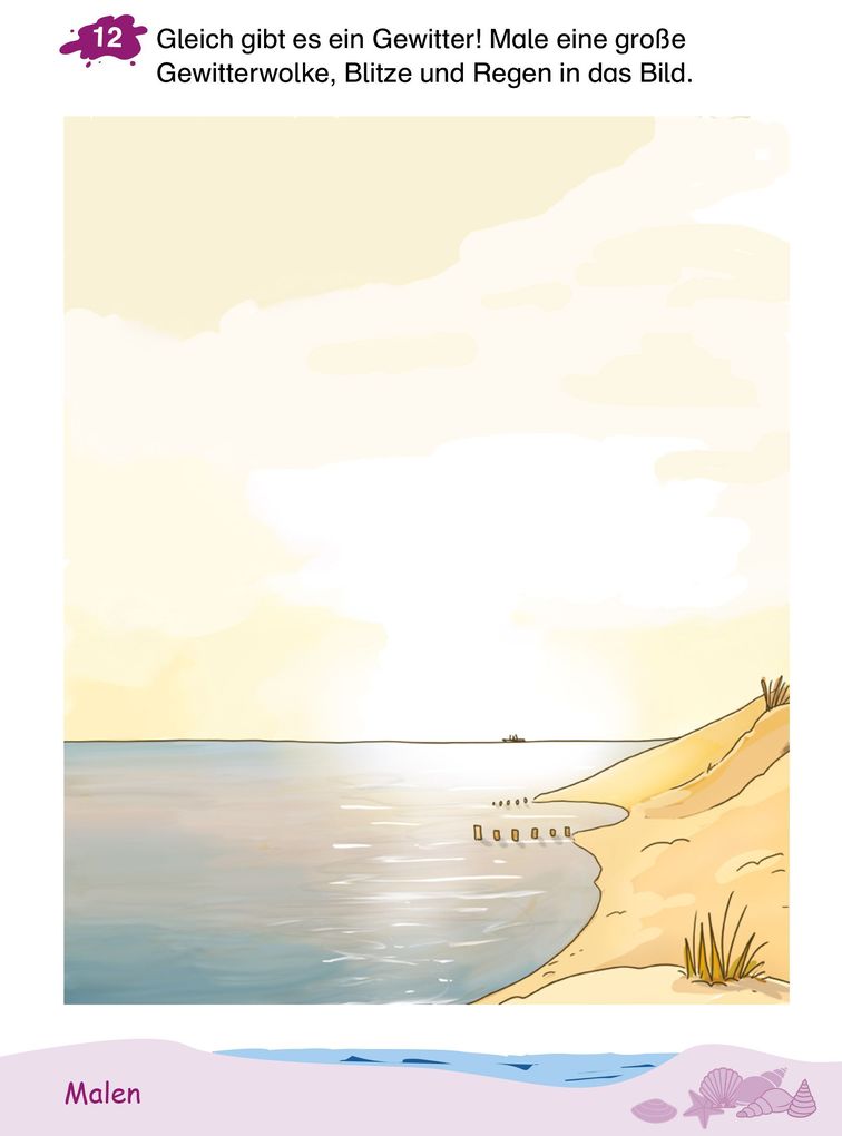 Weitere Ansicht: Mein Spiel- und Lernblock 3 - Abenteuer am Strand | Marion Krause