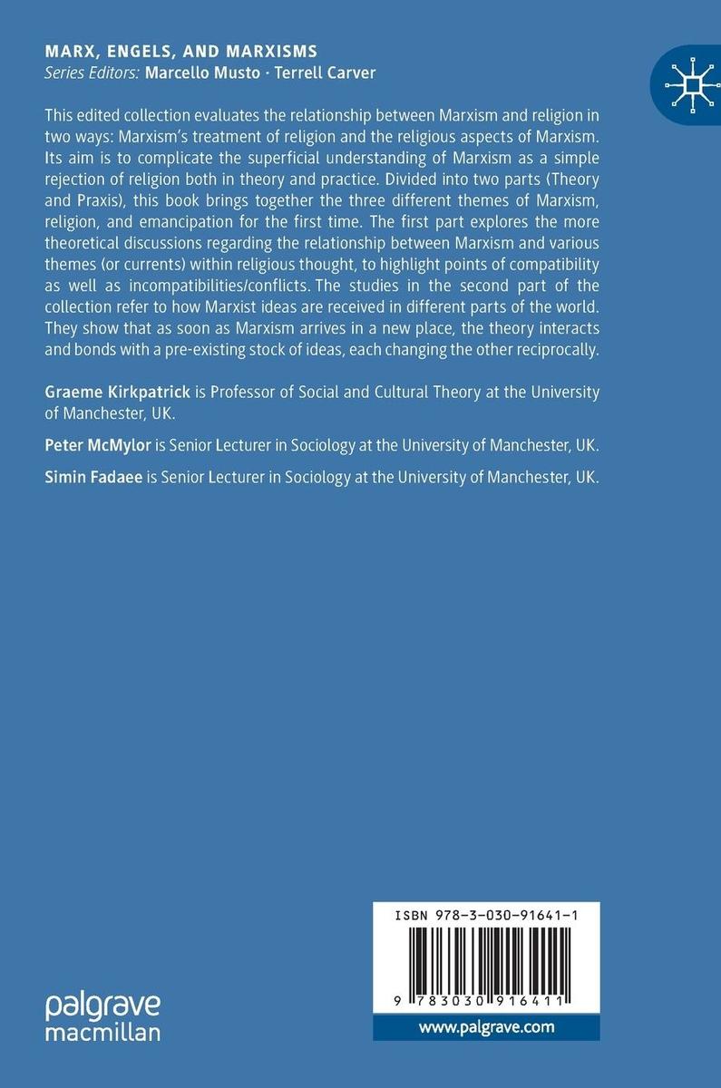 Weitere Ansicht: Marxism, Religion, and Emancipatory Politics
