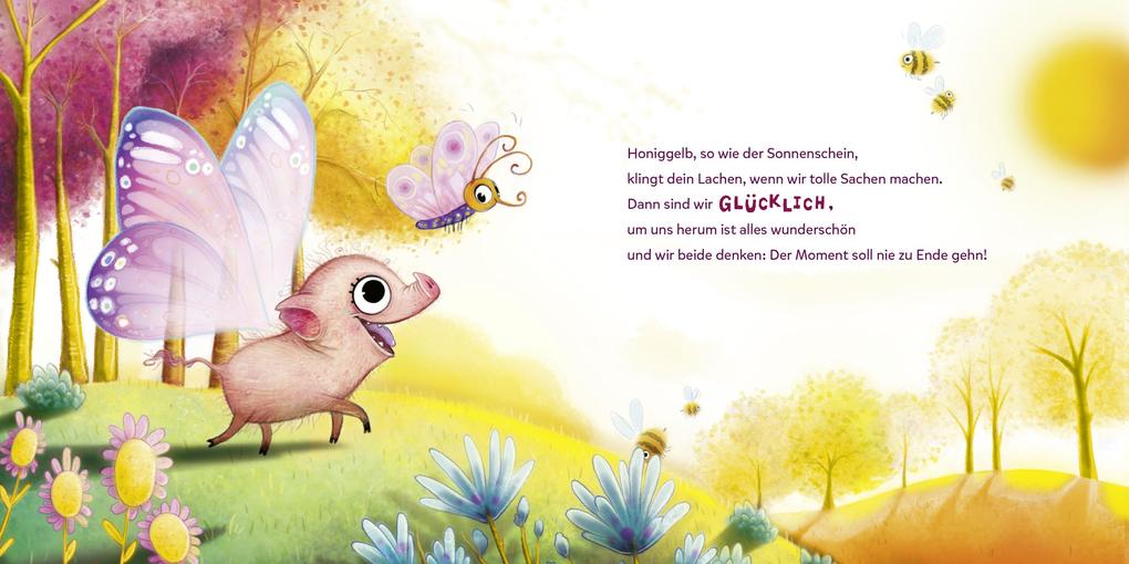 Weitere Ansicht: Rosalein Schmetterschwein: Mein schönstes Gefühl bist du! | Steffi Hahn
