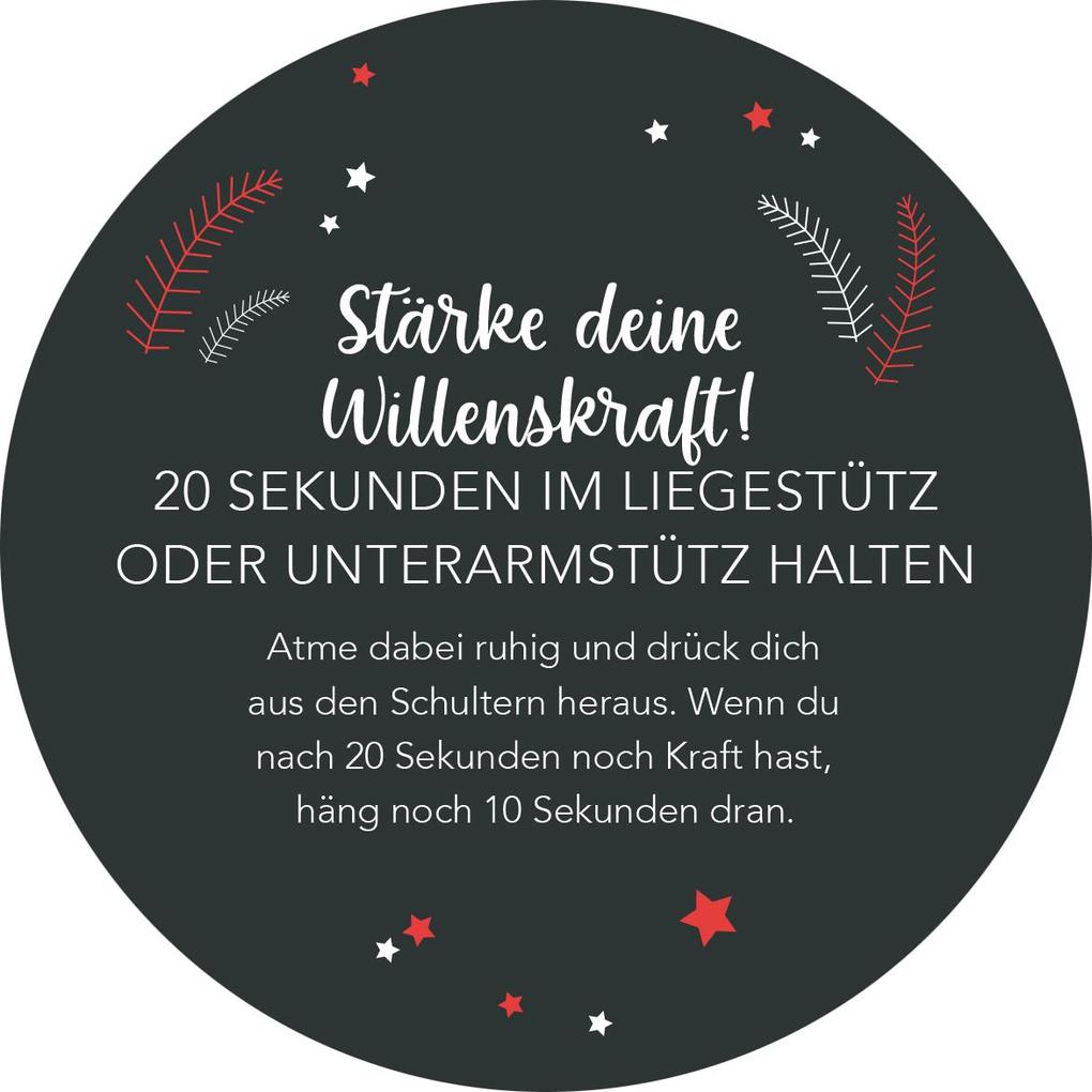 Weitere Ansicht: Adventskalender in der Dose. Fit im Advent