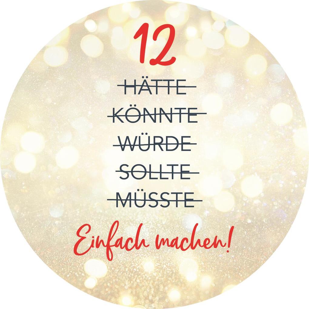 Weitere Ansicht: Adventskalender in der Dose. Fit im Advent