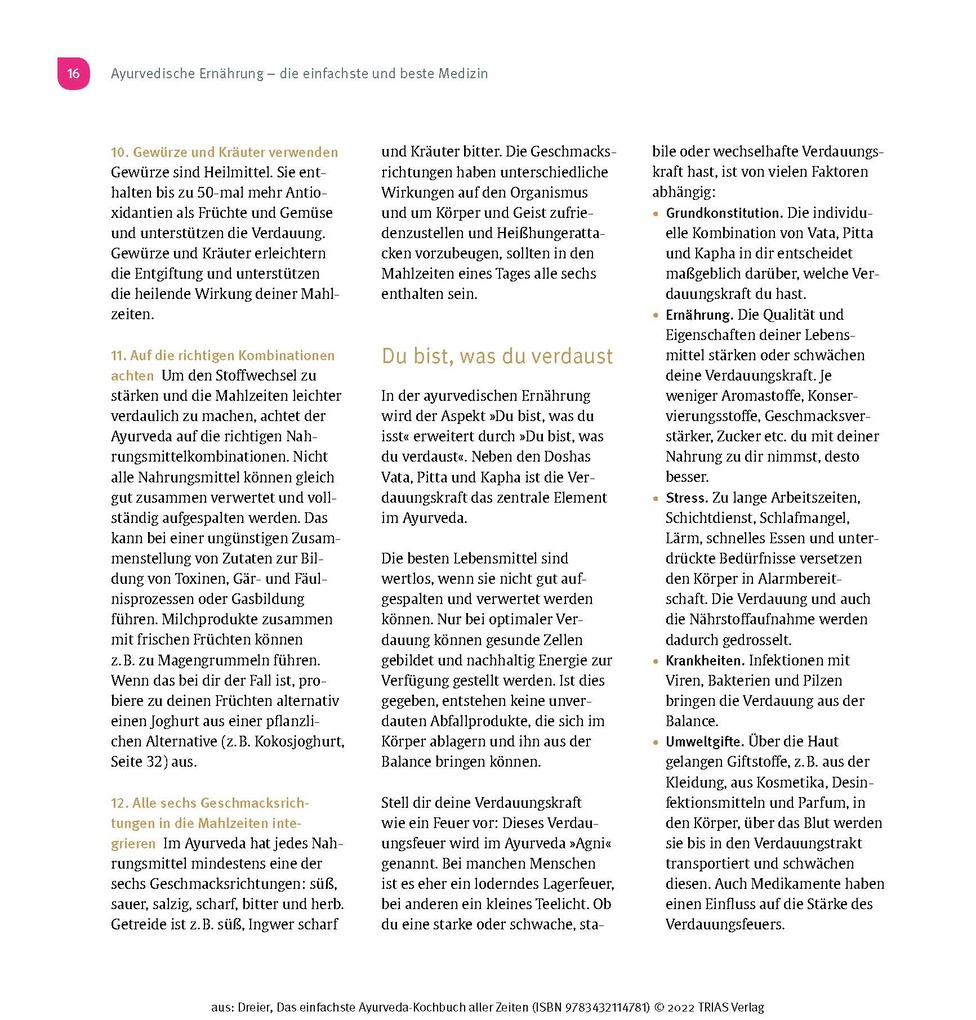 Weitere Ansicht: Das einfachste Ayurveda-Kochbuch aller Zeiten | Ulrike Dreier