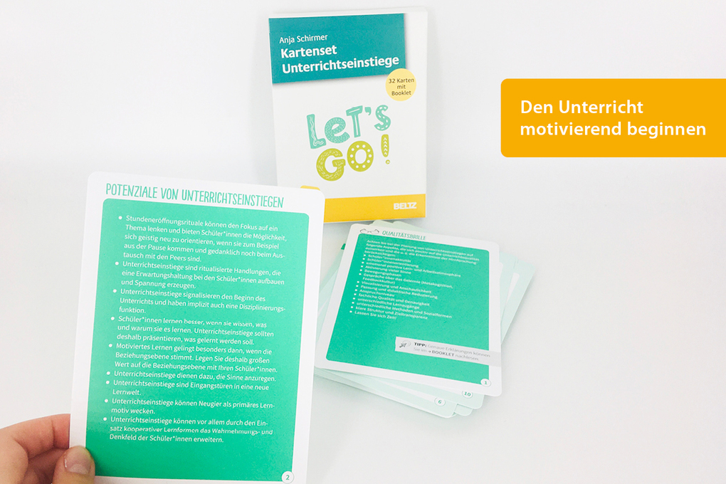 Weitere Ansicht: Kartenset Unterrichtseinstiege | Anja Schirmer