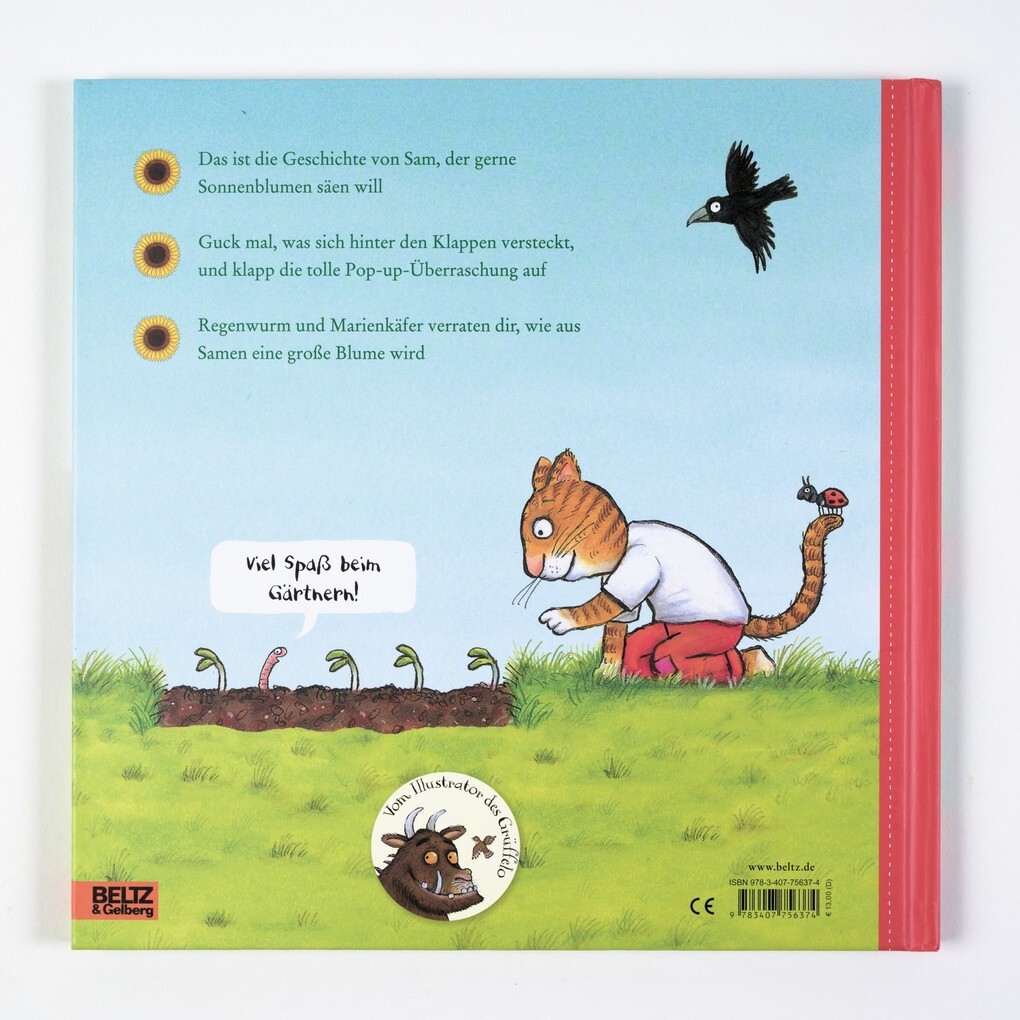 Weitere Ansicht: Sam pflanzt Sonnenblumen | Axel Scheffler, Kate Petty