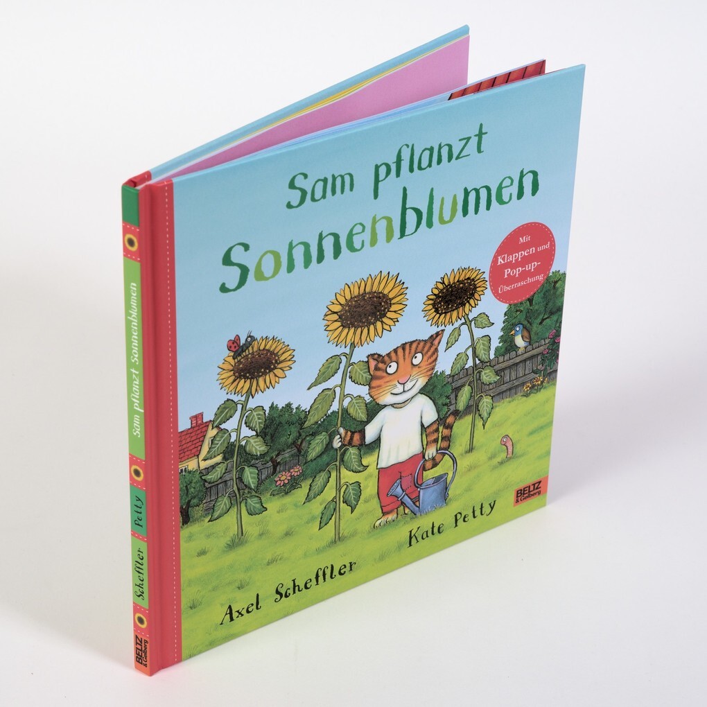 Weitere Ansicht: Sam pflanzt Sonnenblumen | Axel Scheffler, Kate Petty