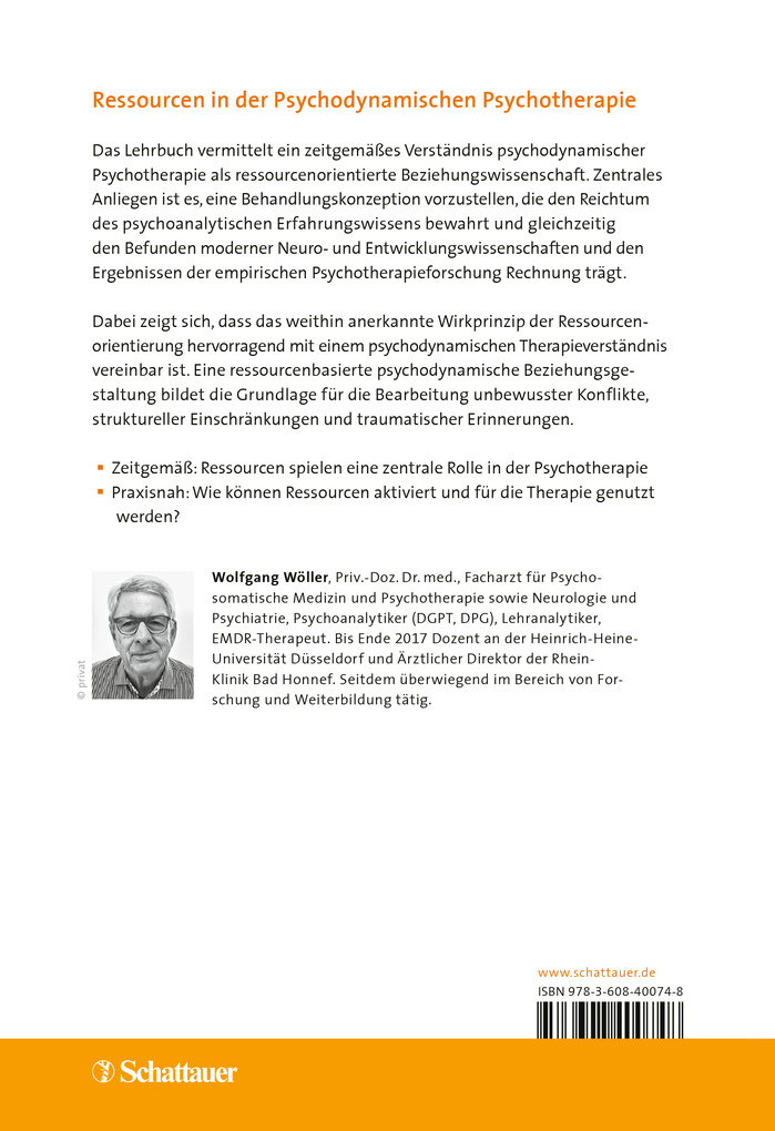 Weitere Ansicht: Psychodynamische Psychotherapie | Wolfgang Wöller